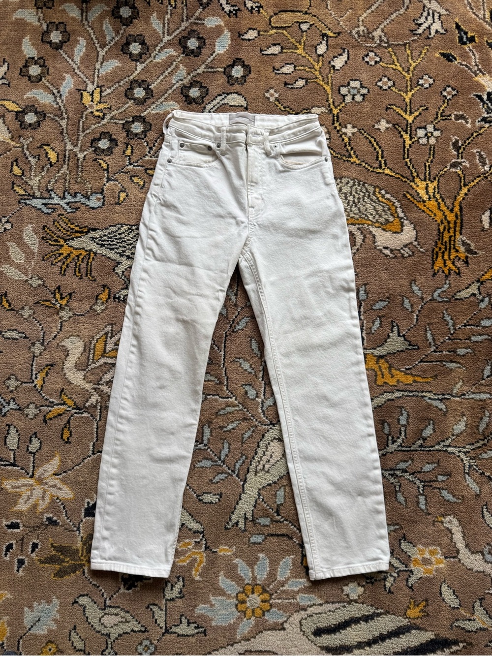 Everlane High Rise Straight Leg Ankle Jeans